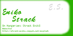 eniko strack business card